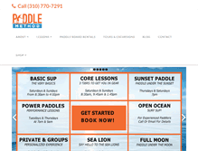 Tablet Screenshot of paddlemethod.com